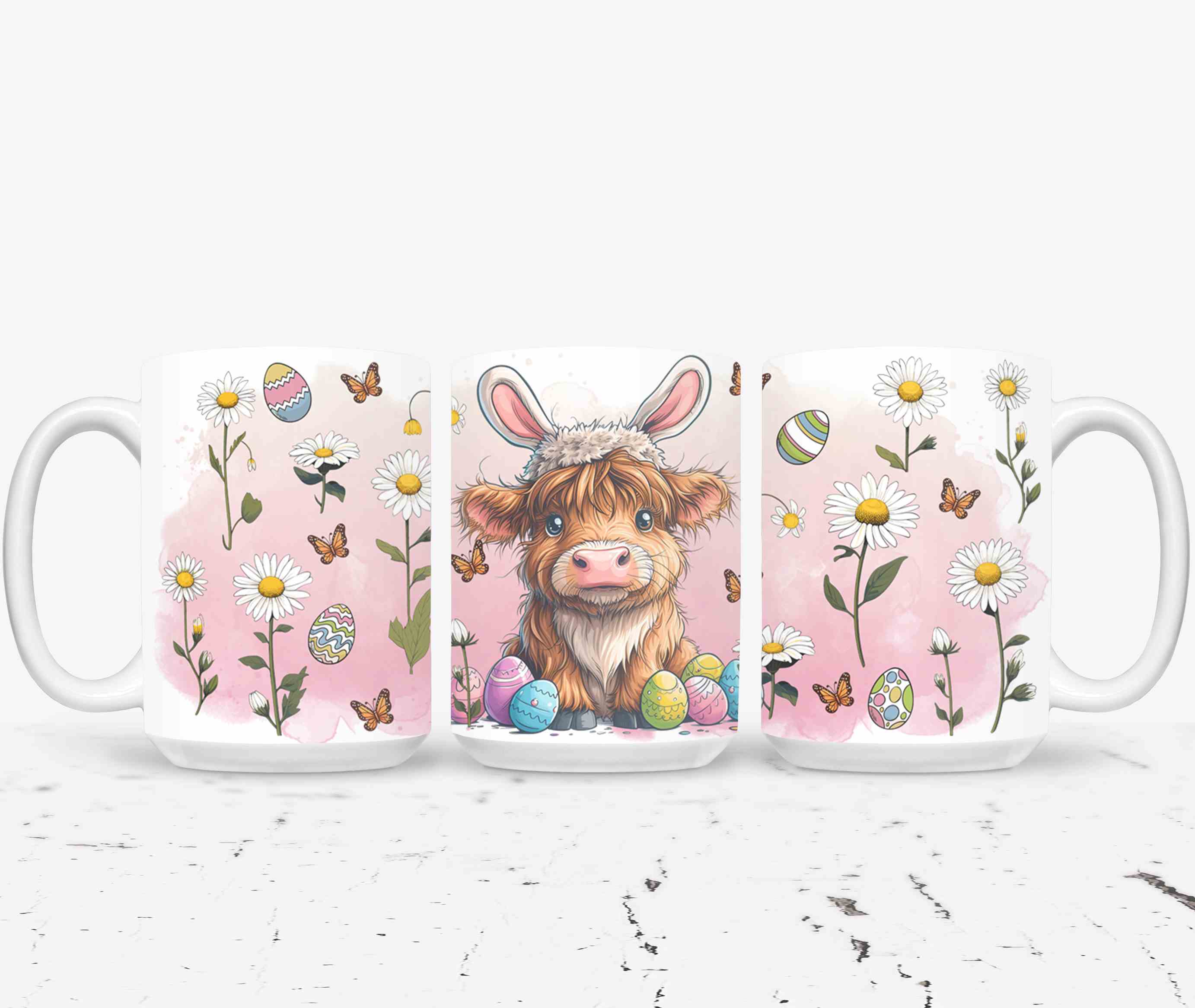 Highland Cow Easter-10403
